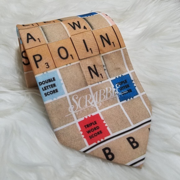 Ralph Marlin Other - Scrabble Men's Neck Tie New